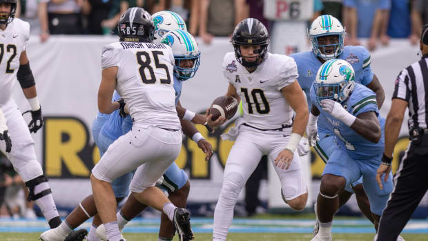 John Rhys Plumlee UCF Knights vs Tulane Green Wave